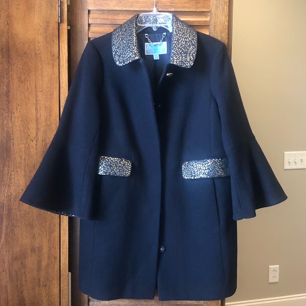 Draper James “Aubrey” Peplum Sleeve Coat size 8
